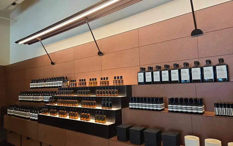 cosmetic display stand