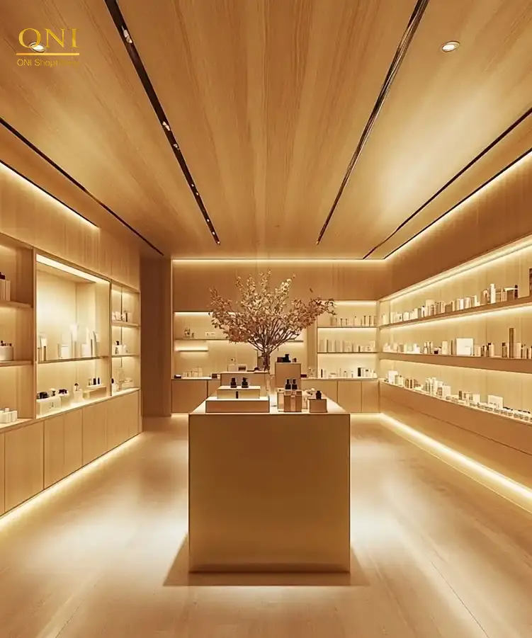 makeup shop design