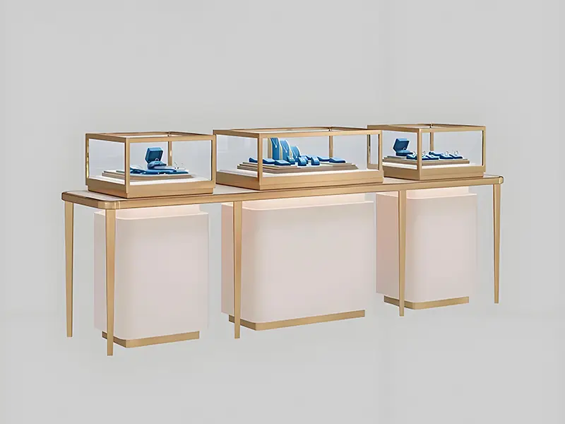 glass jewelry display case