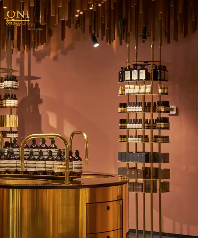 perfume shelving