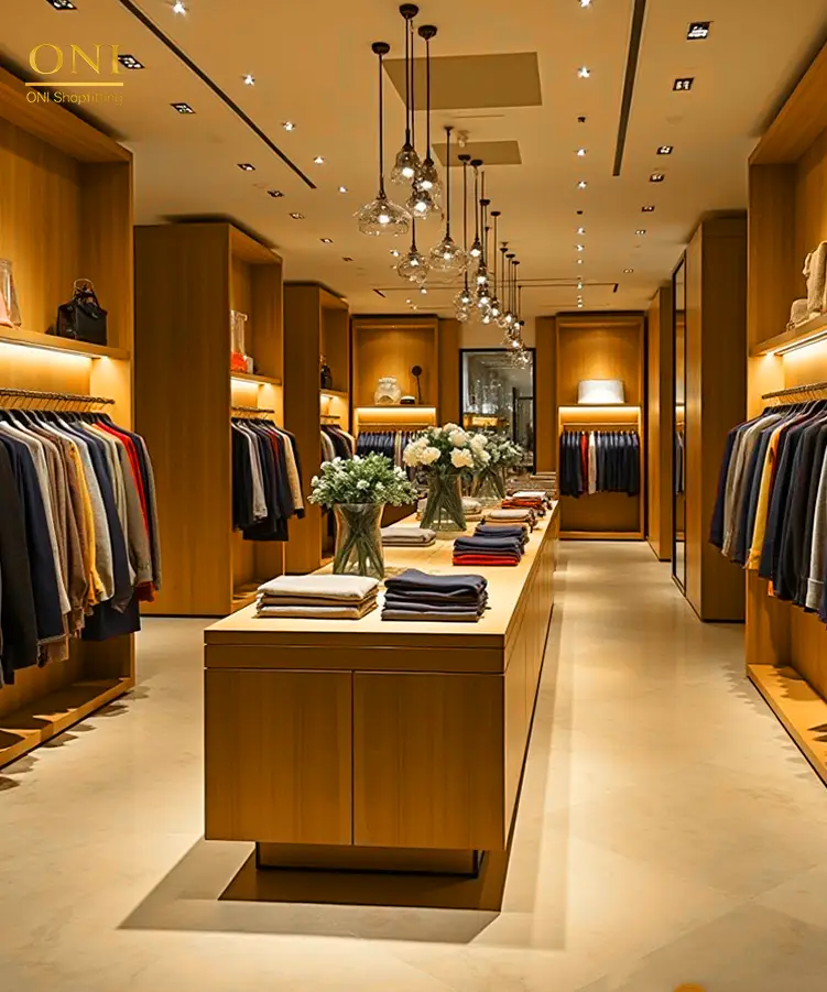 wood counter design for shop