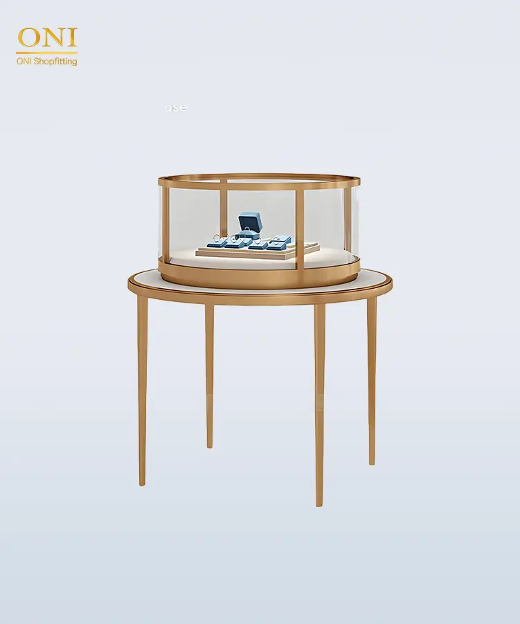 glassware display case