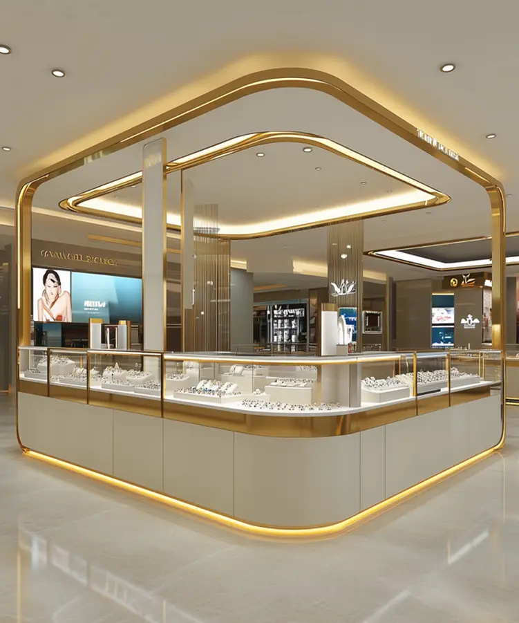 glass jewelry display case