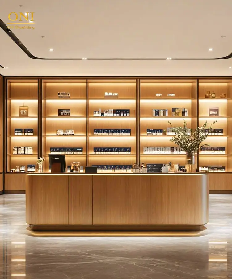 cosmetic shop design