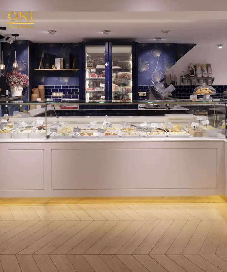 display counter for bakery