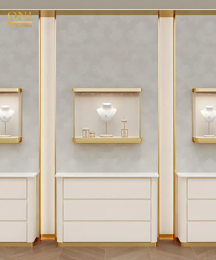 glass jewellery display cabinet