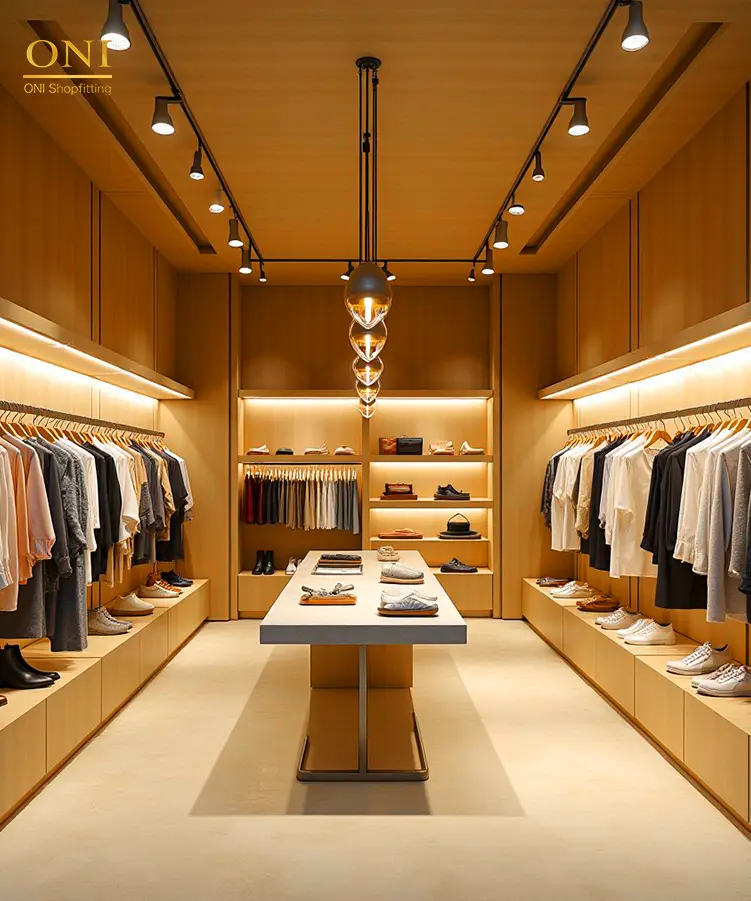 store clothing rack