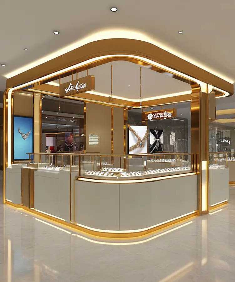 jewellery counter design in india