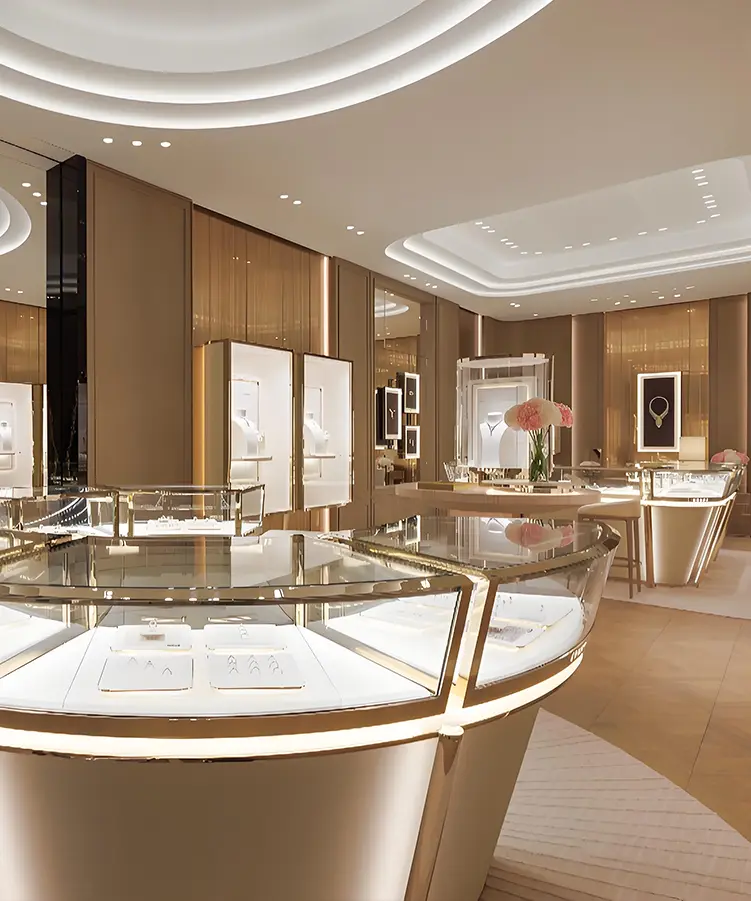 jewellery shop counter