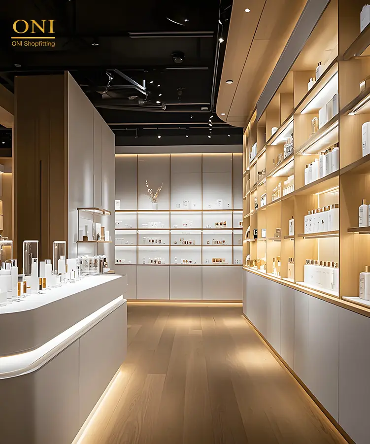 counter for cosmetic shop