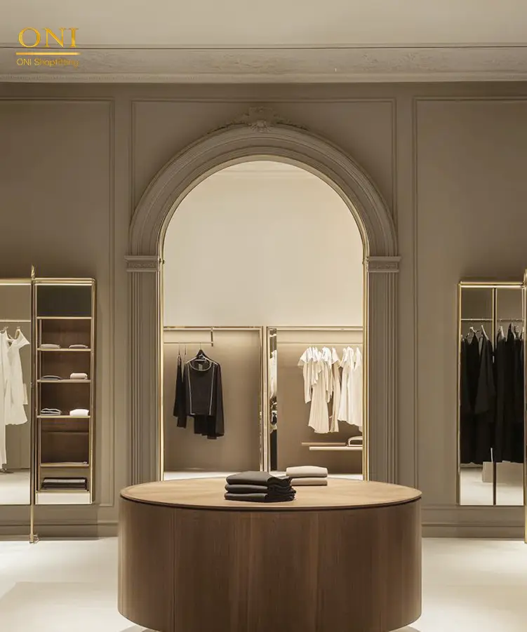 open wardrobe wood
