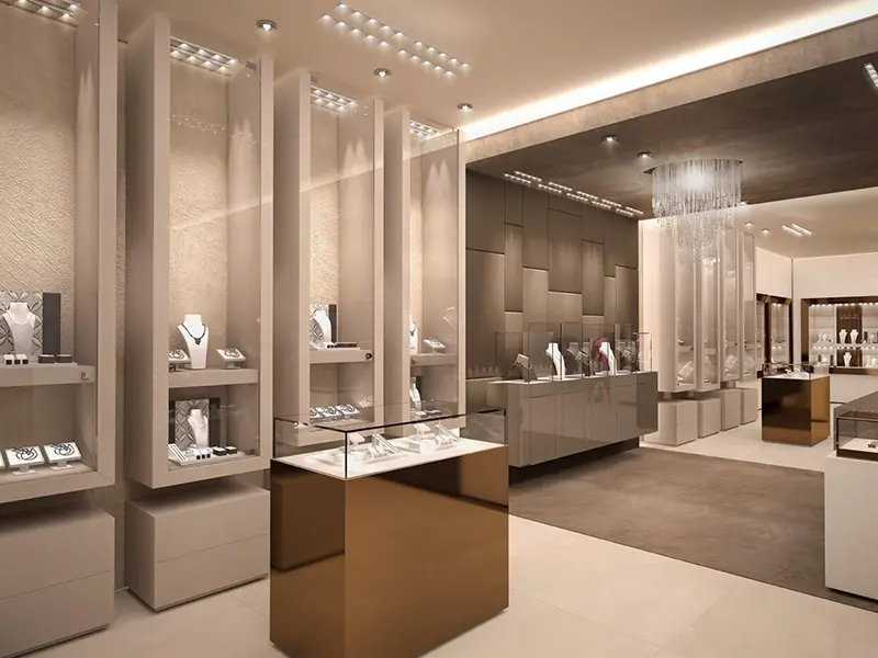 jewelry showcases
