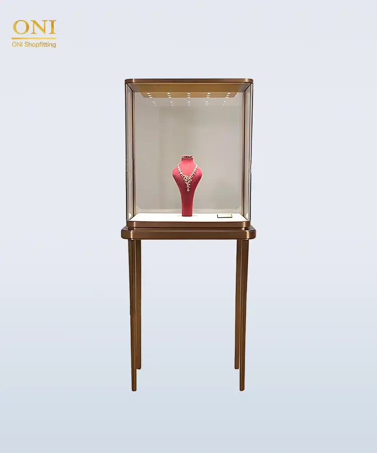 glass display for jewelry