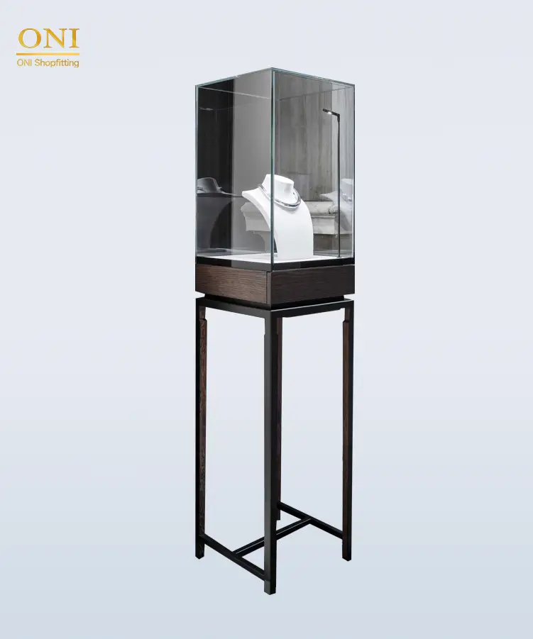 jewelry display case lighting