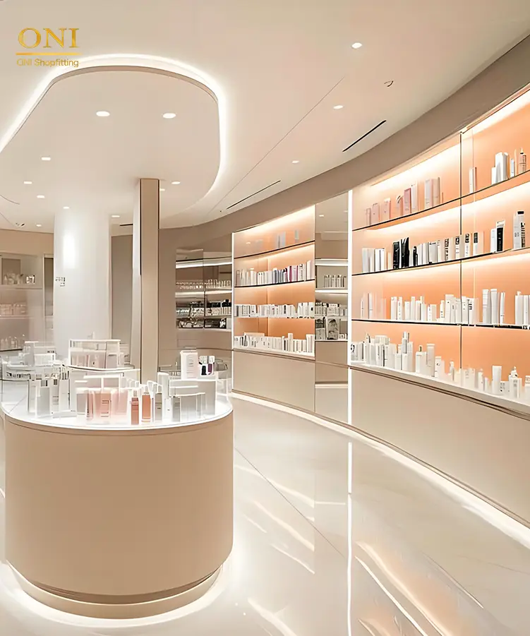counter for cosmetic shop