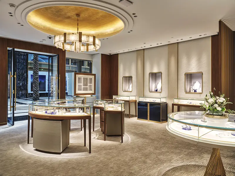 jewelry display counter