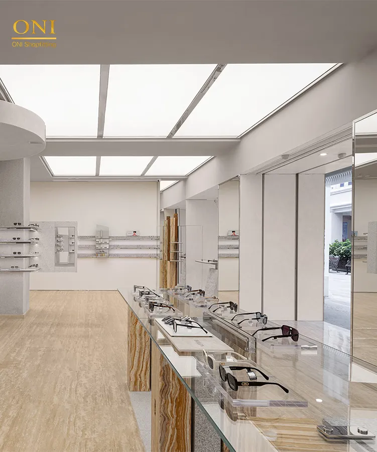 modern optical shop design