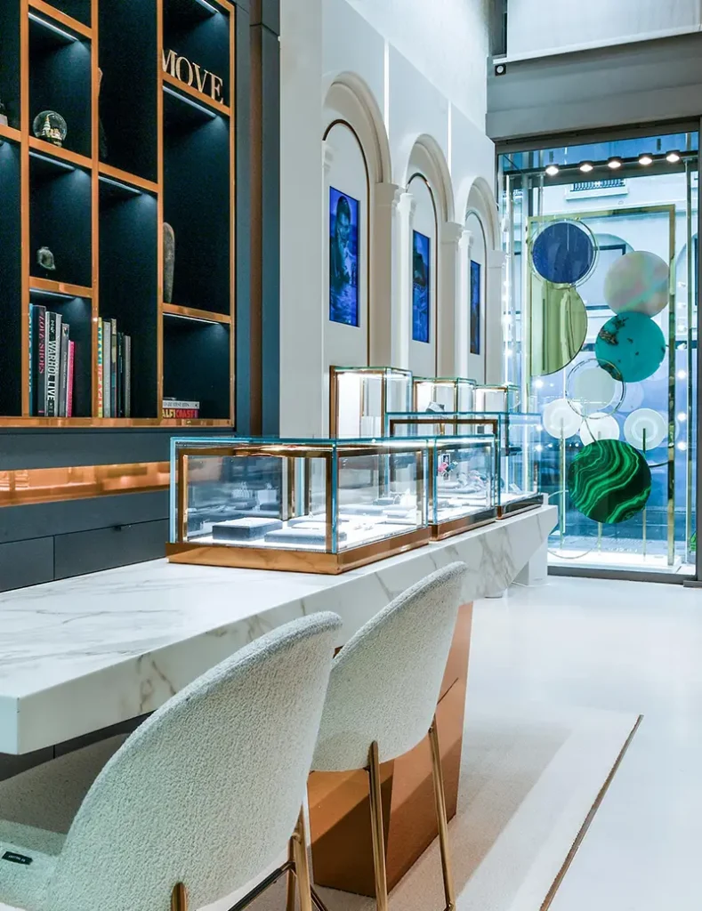 Jewelry showcases