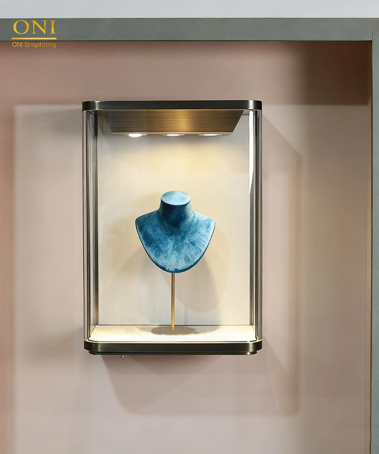 glass display case for retail stores