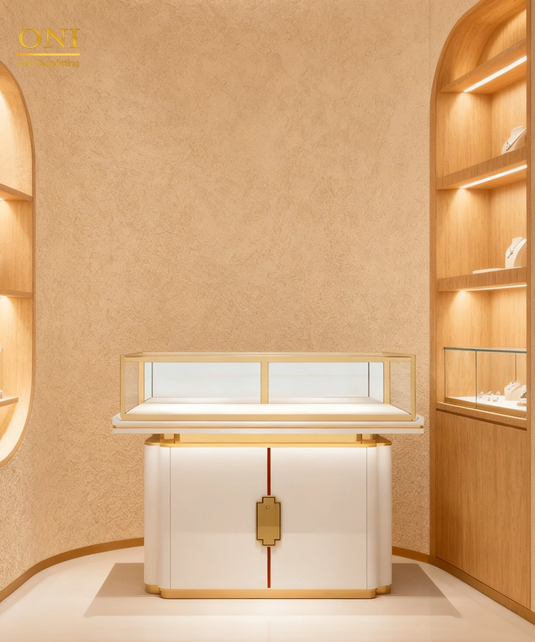 retail display case glass