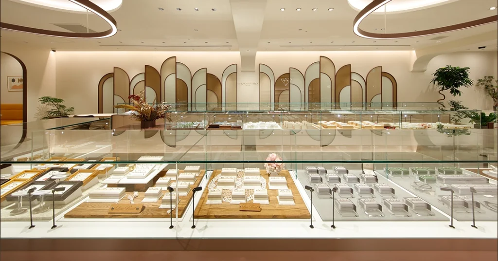glass display case