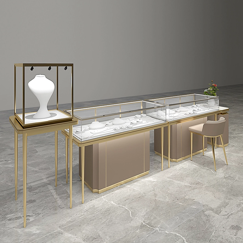 shop counter with display