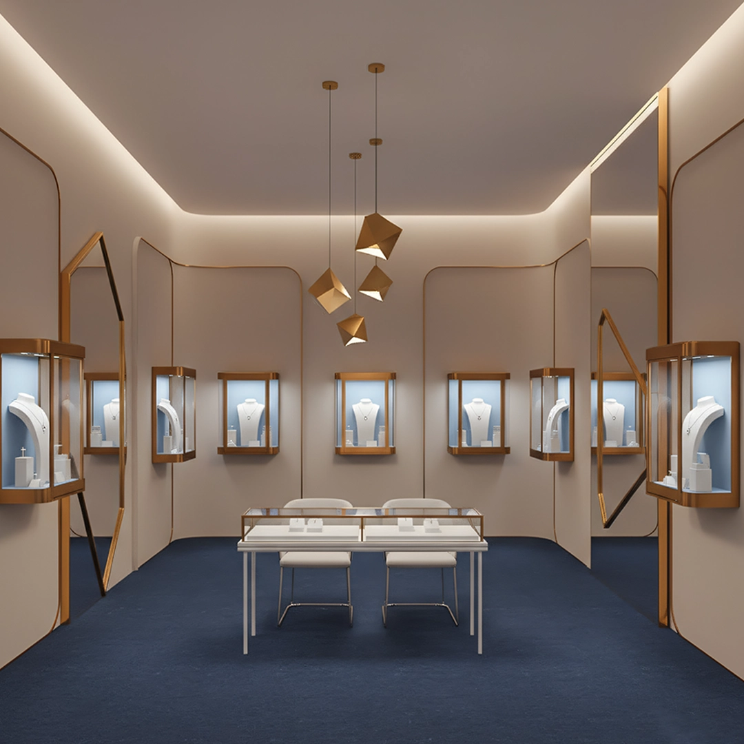 wall hung display cabinets