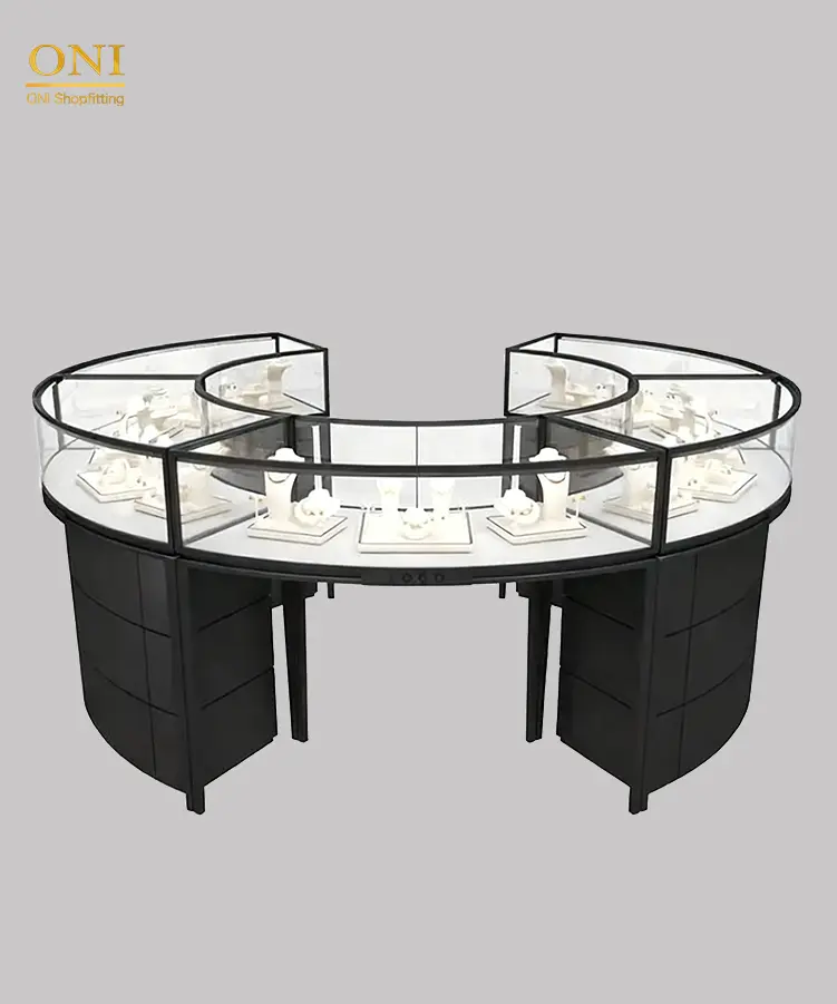 glass display case jewelry