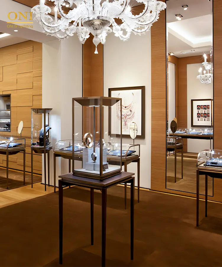 display case wood glass