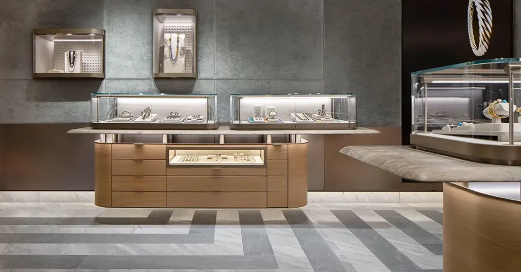 jewellery showcase design