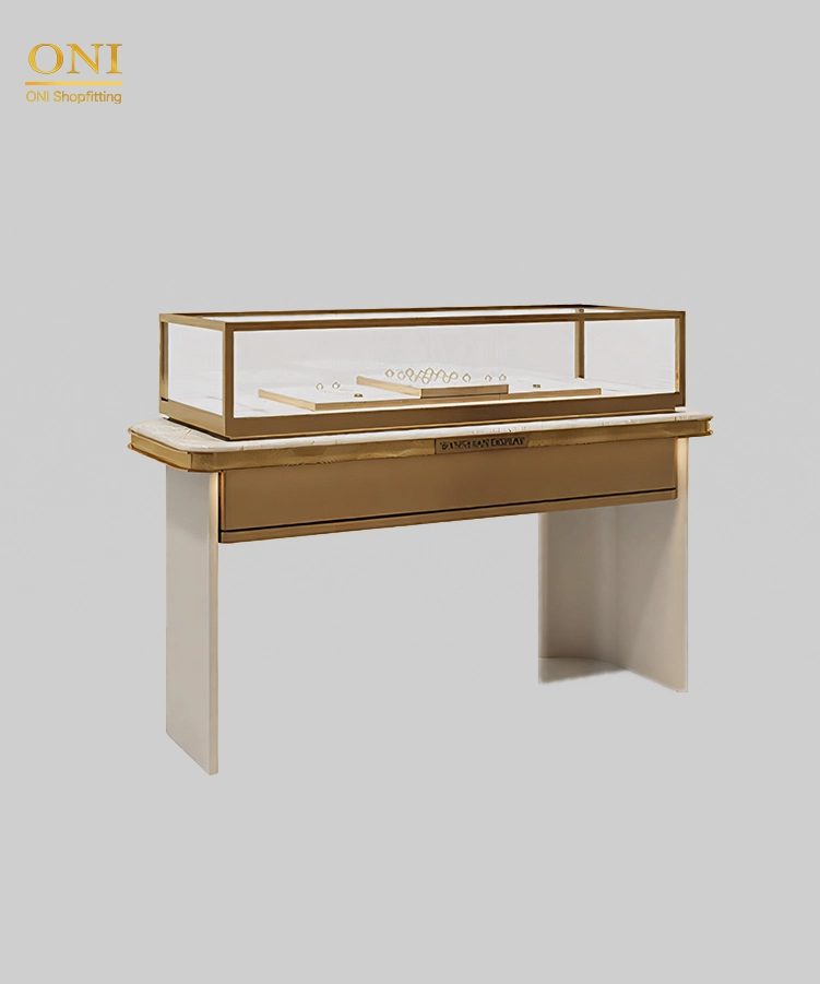 glass jewelry display case