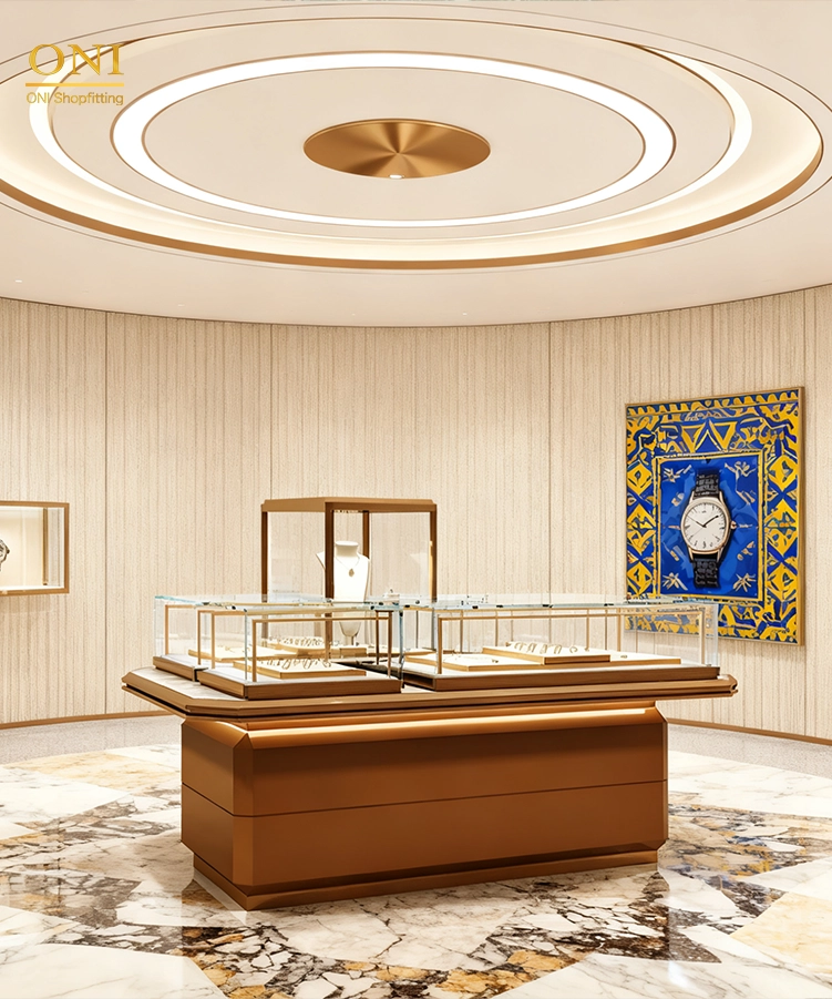 jewelry glass display 