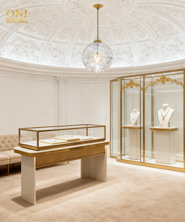jewellery showroom counter