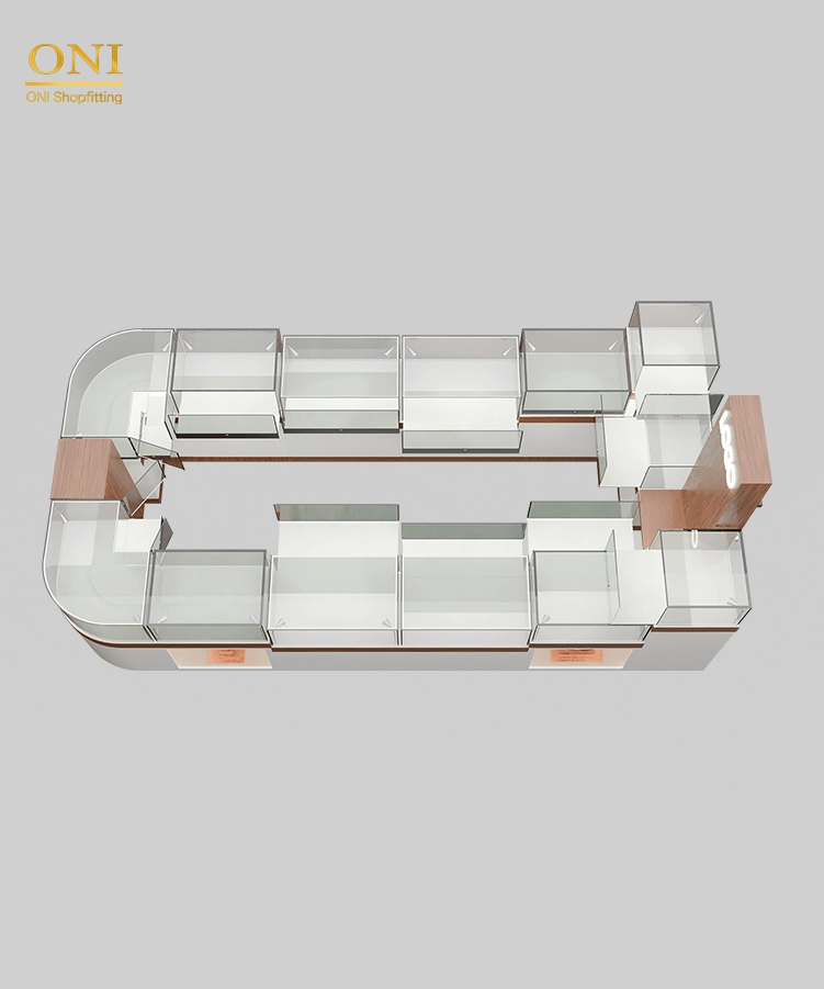 jewelry showcase kiosk