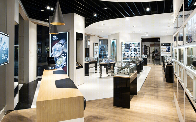modern watch shop interior design trends