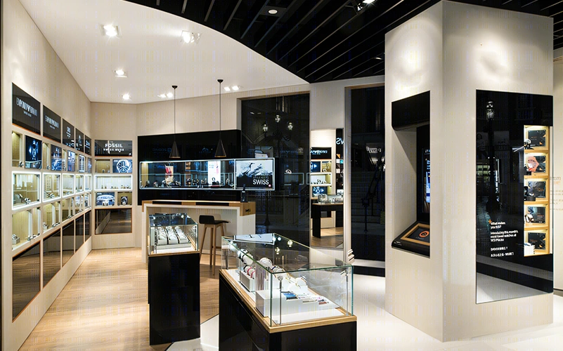 watch store fixtures supplier