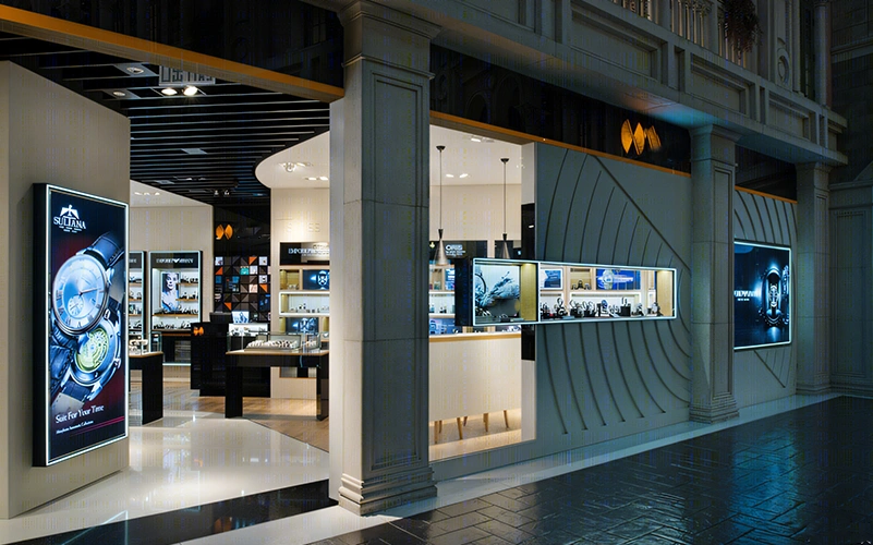 luxury watch display case