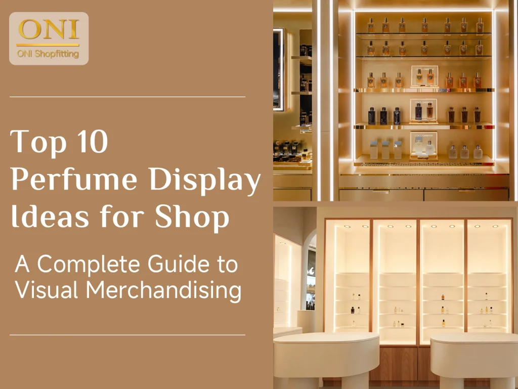 Perfume counter lighting & display solutions