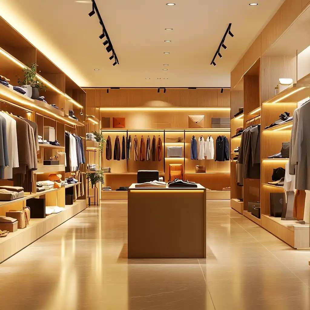 Slatwall Clothing Display