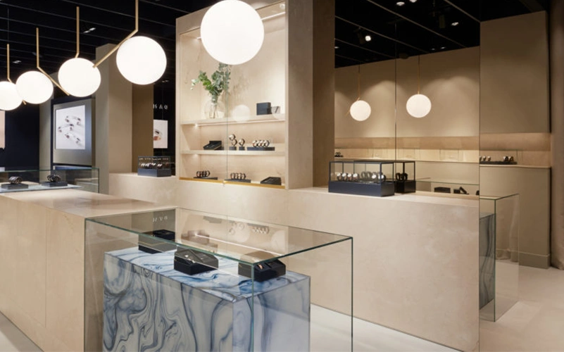 glass watch display cabinet