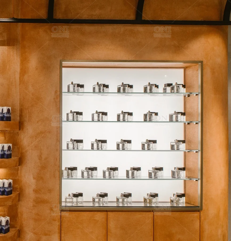 wall mounted perfume cabinet