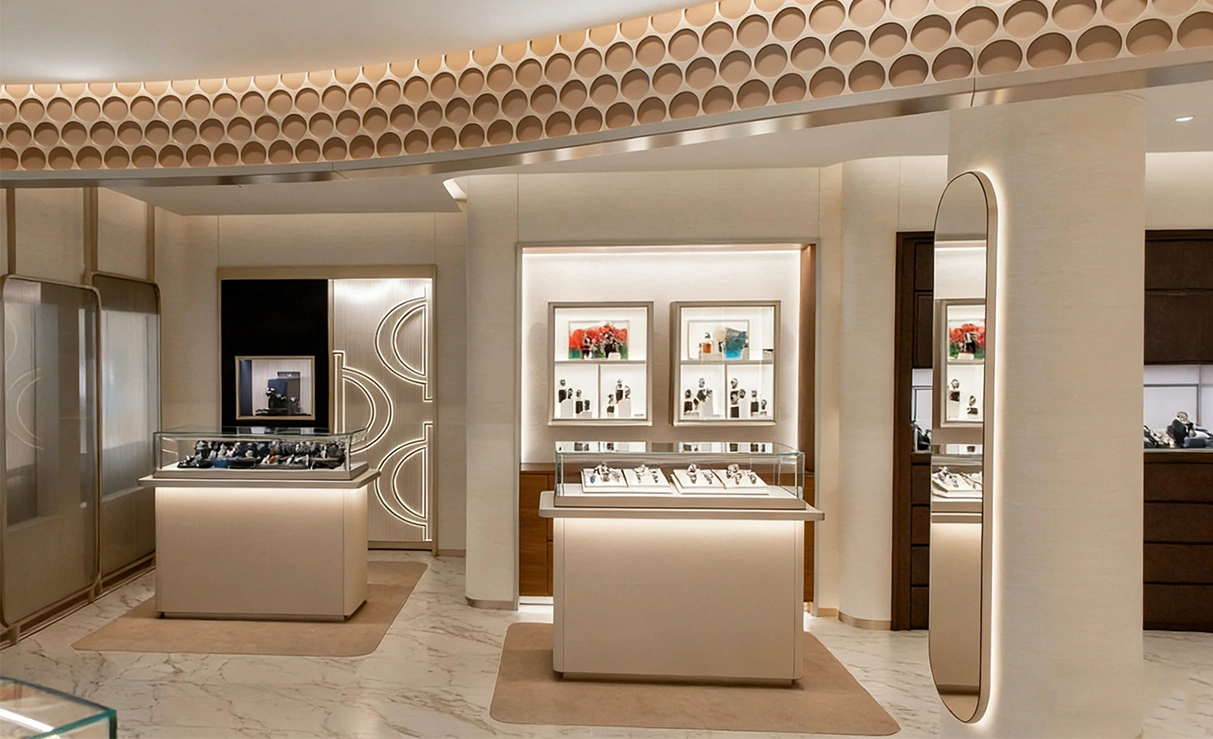watch showcase design