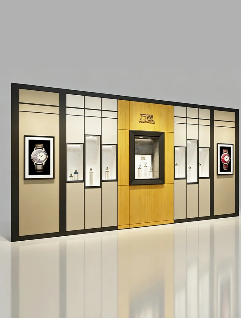 watch wall display cabinet