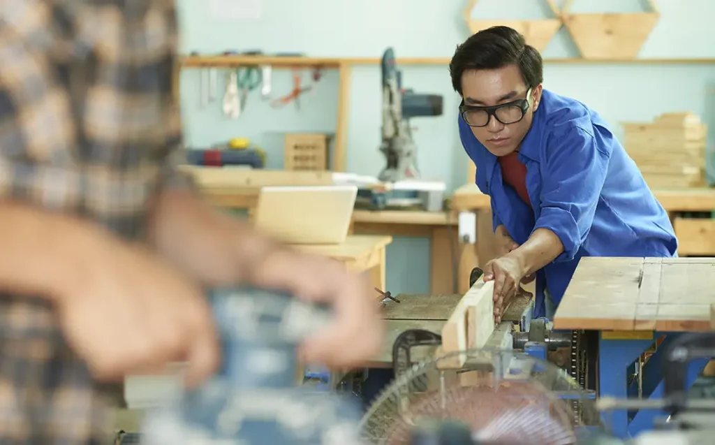 wood worker's workshop