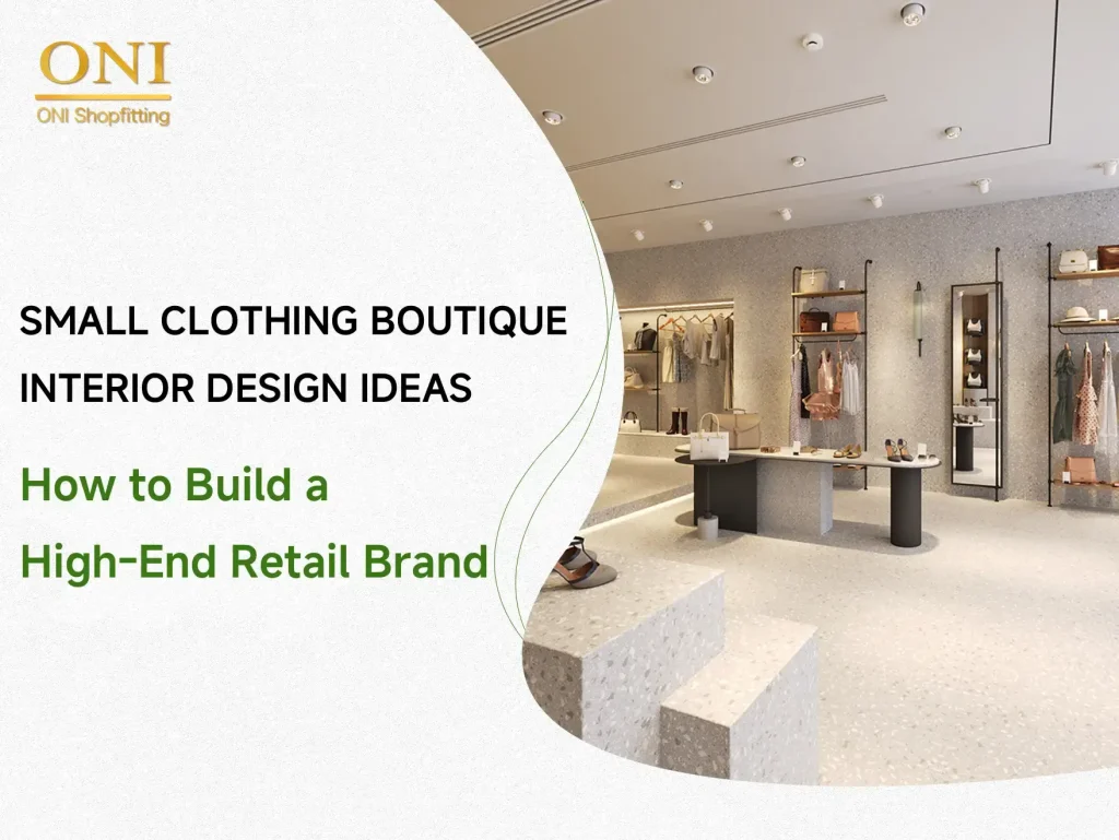 Small Clothing Boutique Interior Design Ideas