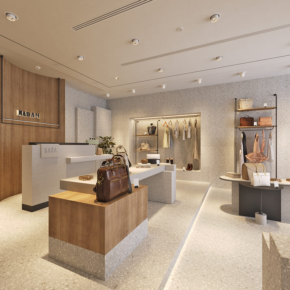 Small Clothing Boutique Interior Design
