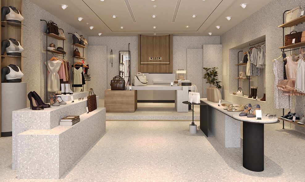 Small Clothing Boutique Interior Design Ideas