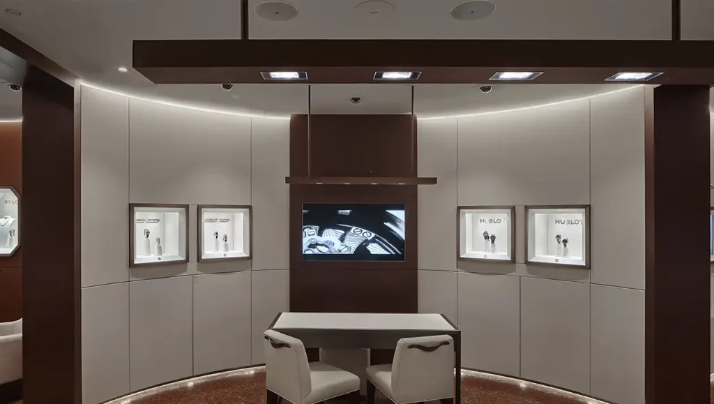 Wall Watch Display Cabinets