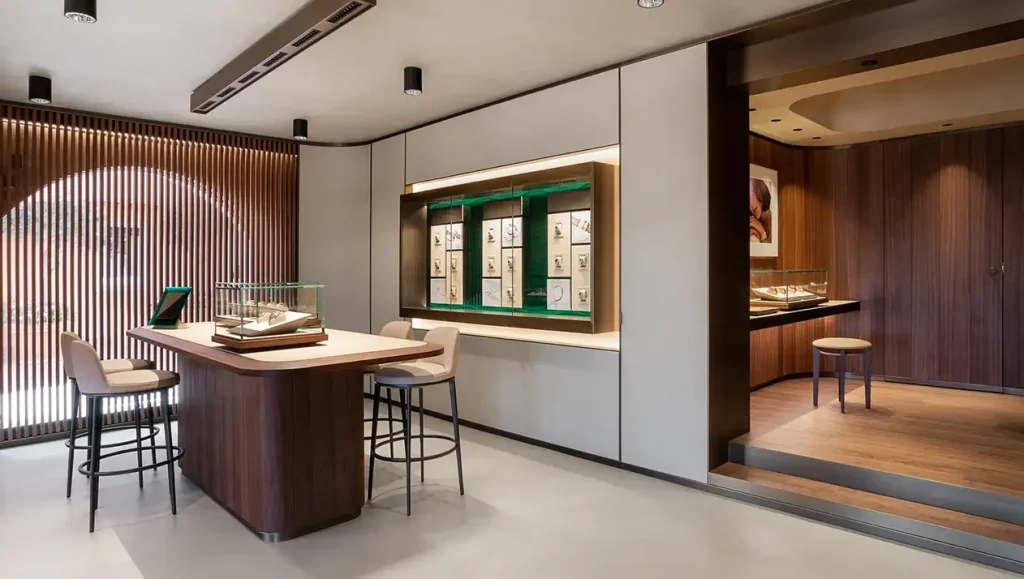 watch wall display cabinet