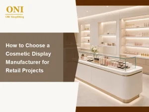 How to Choose a Cosmetic Display Manufacturer for Retail Projects